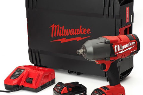 Milwaukee米沃奇扳手M18FHIWF12-502x铁路轨道螺栓安装电动冲击扳手 1356N.m